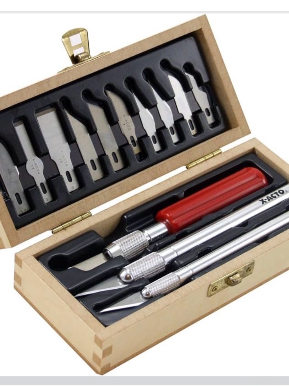 X-ACTO Precision Knife Set in Red & Silver